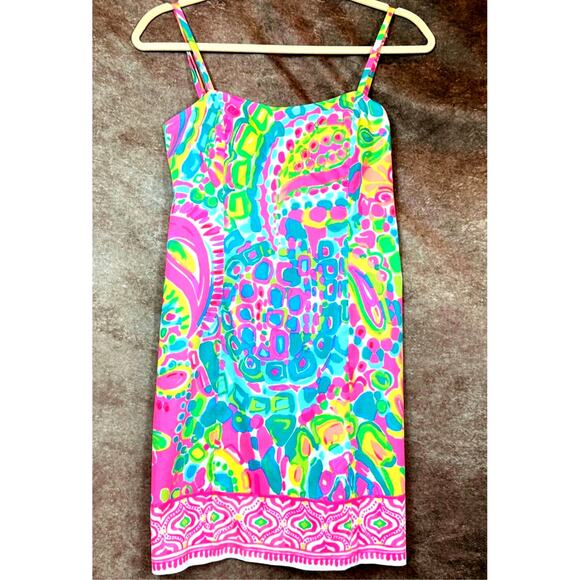 Lilly Pulitzer Shelli Stretch Knit Sundress Tie Back 00 - Picture 1 of 10
